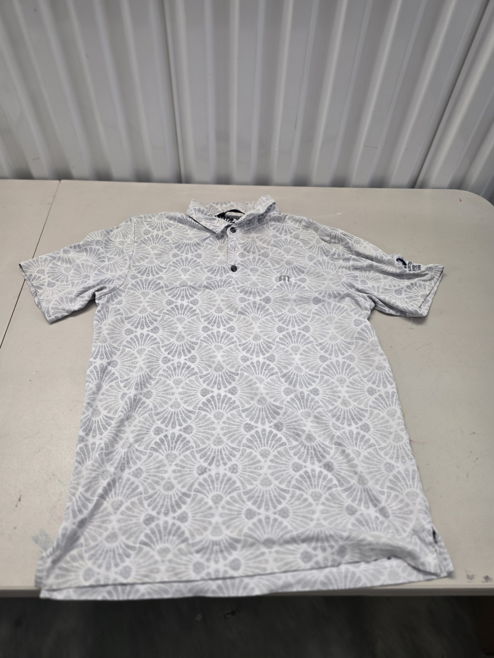 Travis Mathew Palmetto Dunes Logo Polo Shirt Men's Size Small